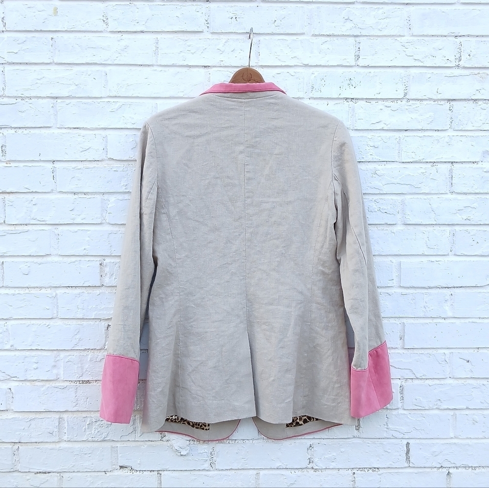 King Ranch Linen Riding Jacket Equestrian Western - Picture 7 of 7